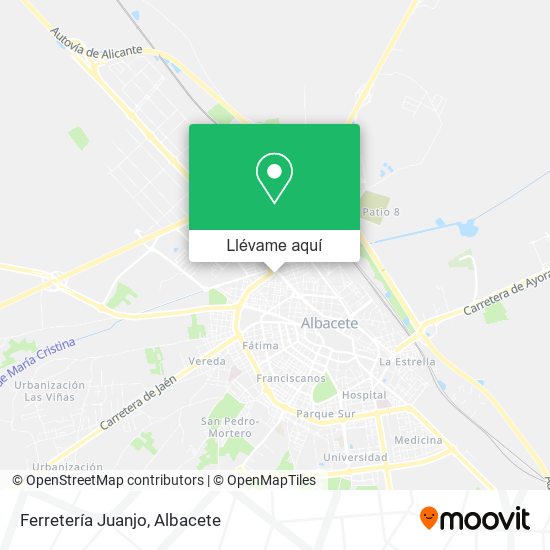 Mapa Ferretería Juanjo