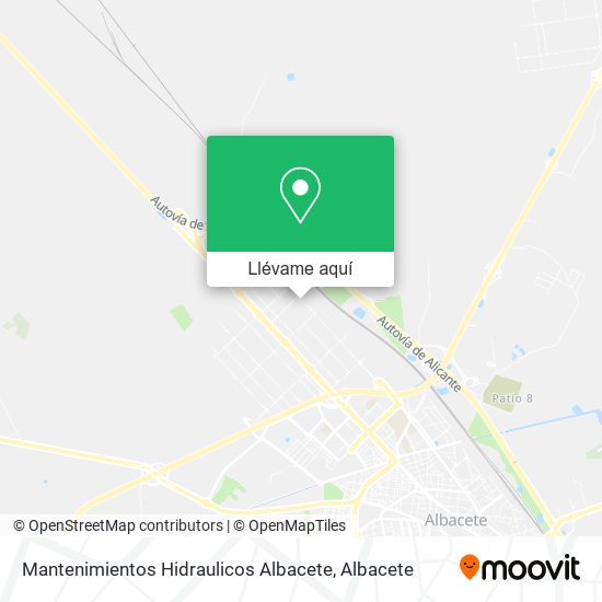 Mapa Mantenimientos Hidraulicos Albacete