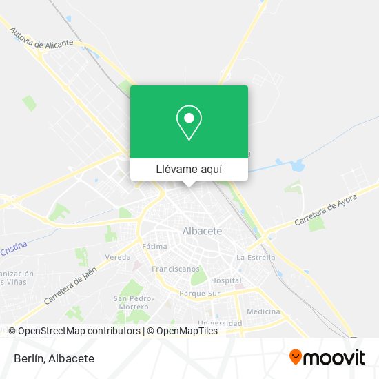 Mapa Berlín