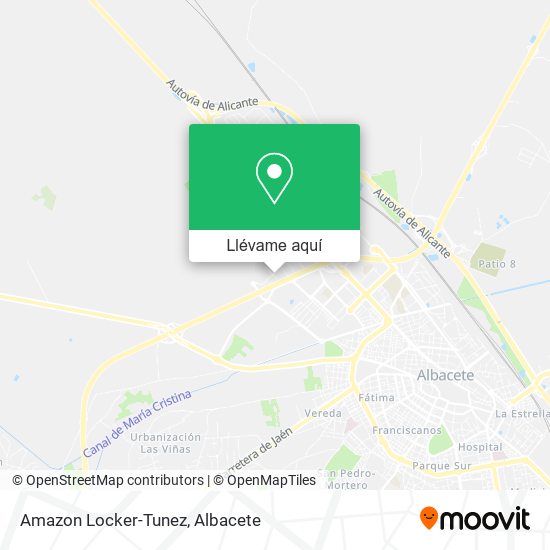 Mapa Amazon Locker-Tunez