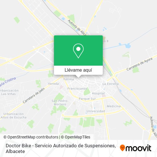 Mapa Doctor Bike - Servicio Autorizado de Suspensiones