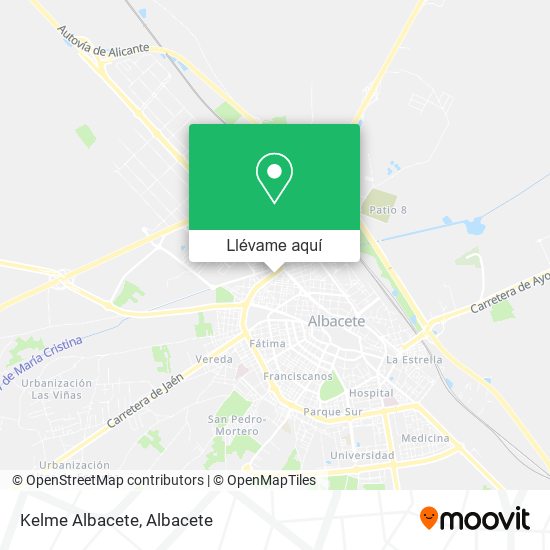 Mapa Kelme Albacete