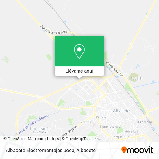 Mapa Albacete Electromontajes Joca