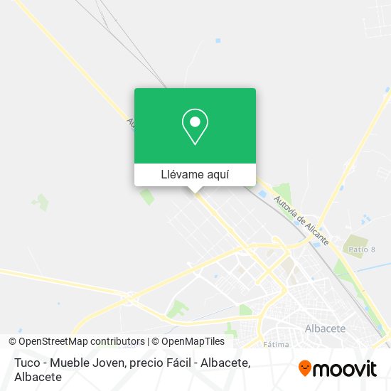 Mapa Tuco - Mueble Joven, precio Fácil - Albacete