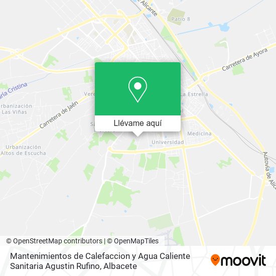 Mapa Mantenimientos de Calefaccion y Agua Caliente Sanitaria Agustin Rufino