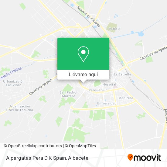 Mapa Alpargatas Pera D.K Spain