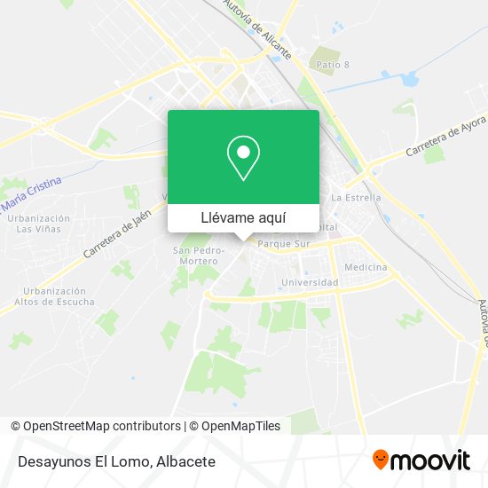 Mapa Desayunos El Lomo