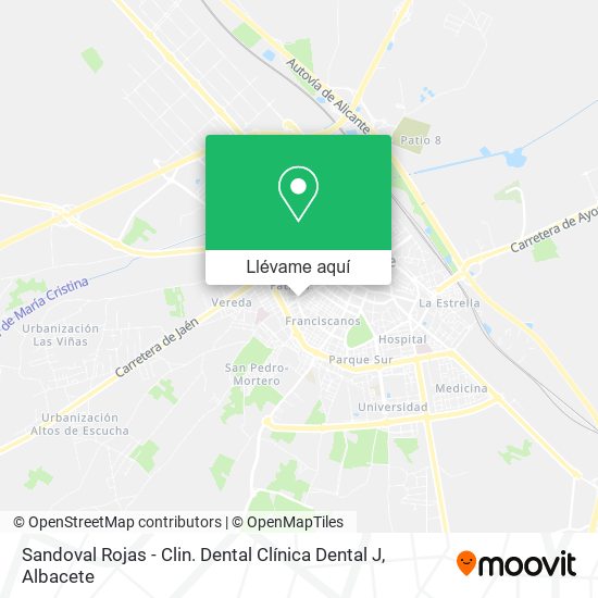 Mapa Sandoval Rojas - Clin. Dental Clínica Dental J