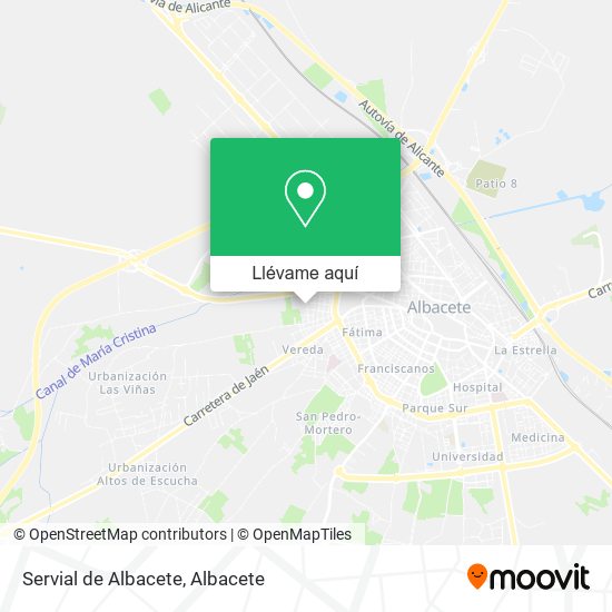 Mapa Servial de Albacete