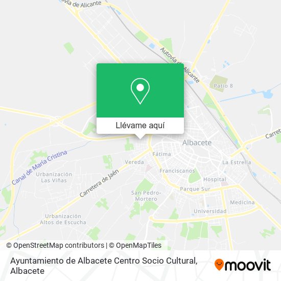 Mapa Ayuntamiento de Albacete Centro Socio Cultural