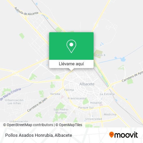 Mapa Pollos Asados Honrubia