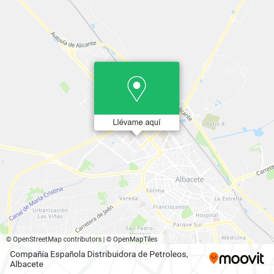 Mapa Compañía Española Distribuidora de Petroleos