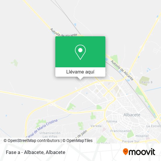 Mapa Fase a - Albacete