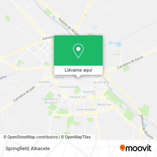 Mapa Springfield