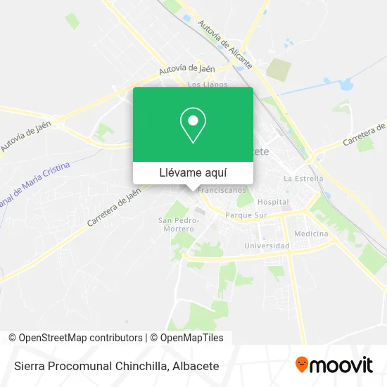 Mapa Sierra Procomunal Chinchilla