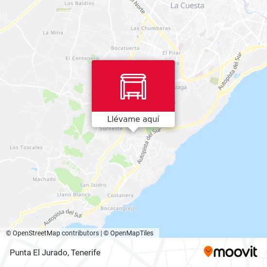 Mapa Punta El Jurado