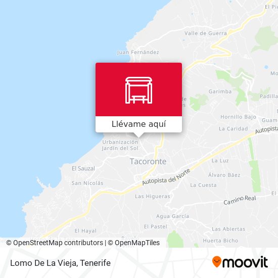 Mapa Lomo De La Vieja