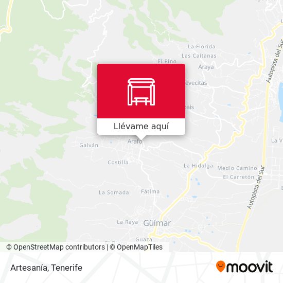 Mapa Artesanía