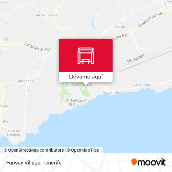 Mapa Farway Village
