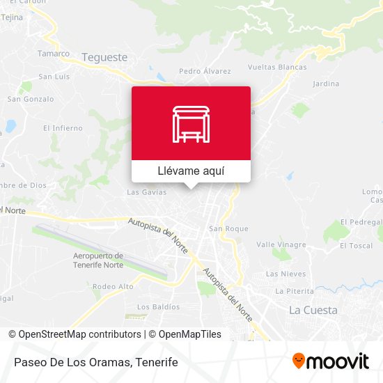 Mapa Paseo De Los Oramas