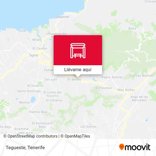 Mapa Tegueste