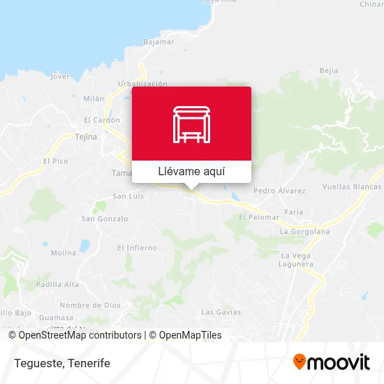 Mapa Tegueste