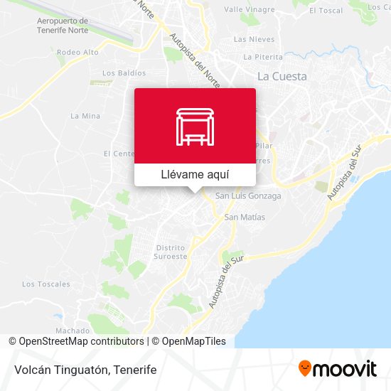Mapa Volcán Tinguatón