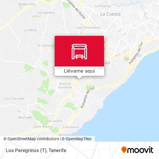 Mapa Los Peregrinos (T)