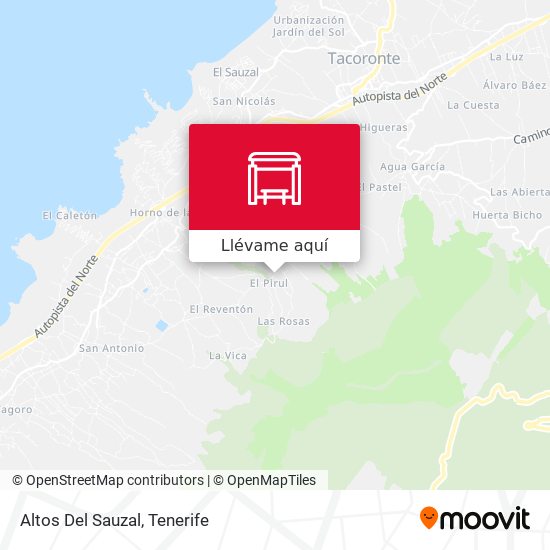 Mapa Altos Del Sauzal