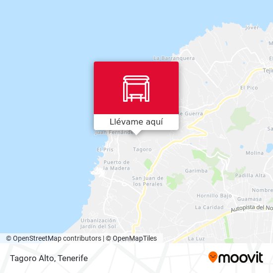 Mapa Tagoro Alto