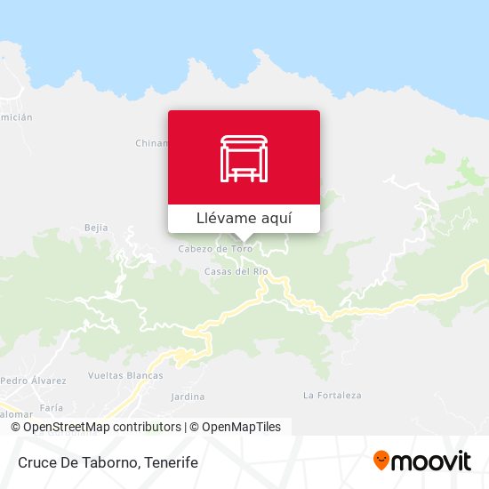 Mapa Cruce De Taborno