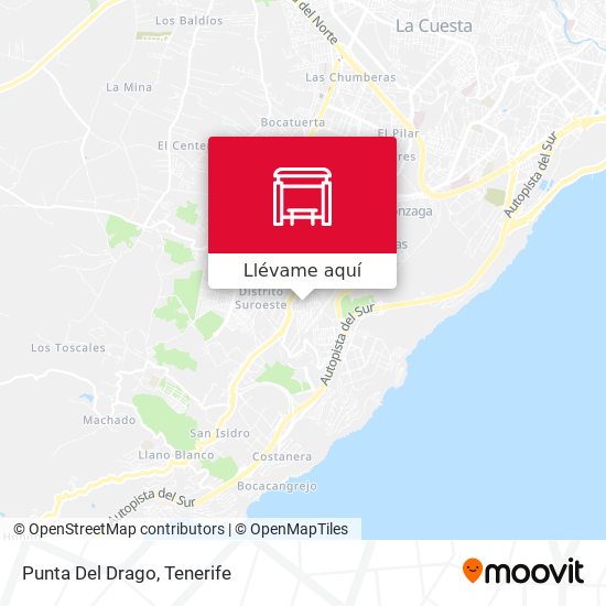 Mapa Punta Del Drago