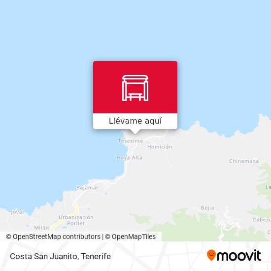 Mapa Costa San Juanito