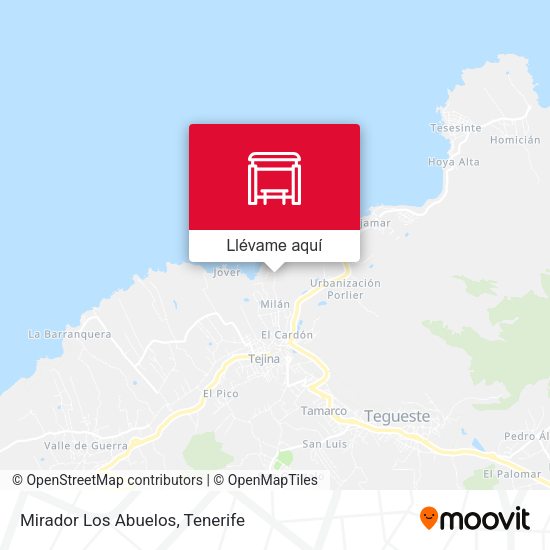 Mapa Mirador Los Abuelos