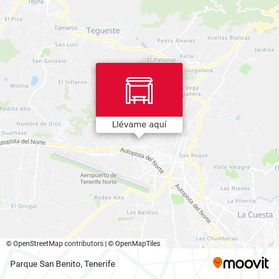 Mapa Parque San Benito
