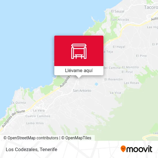 Mapa Los Codezales