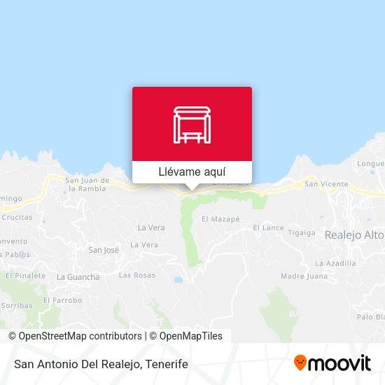 Mapa San Antonio Del Realejo