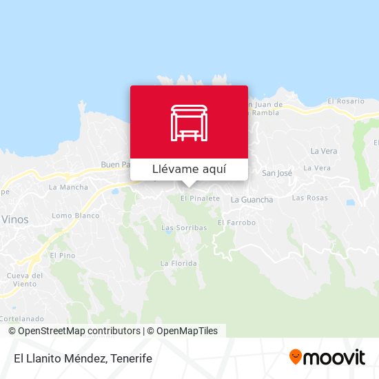 Mapa El Llanito Méndez