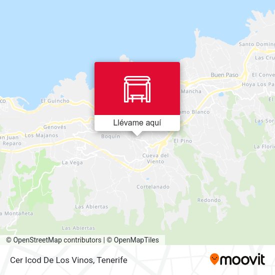 Mapa Cer Icod De Los Vinos