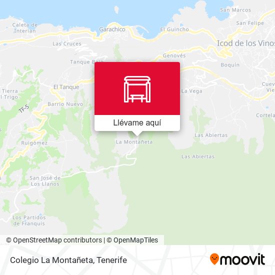 Mapa Colegio La Montañeta
