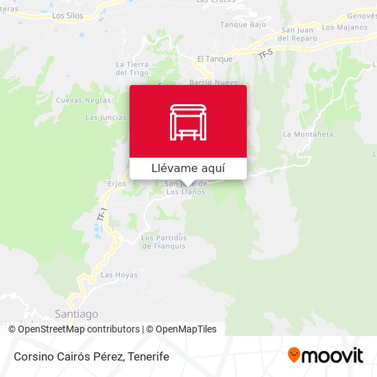 Mapa Corsino Cairós Pérez