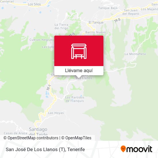 Mapa San José De Los Llanos (T)