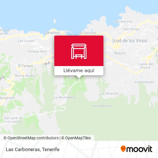 Mapa Las Carboneras