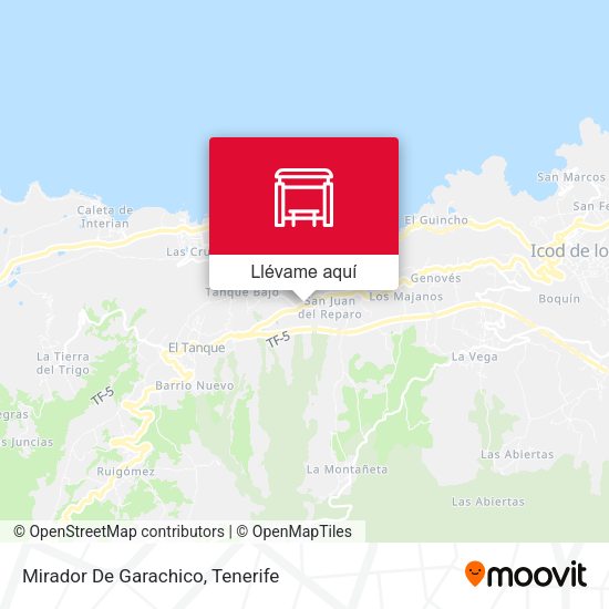 Mapa Mirador De Garachico