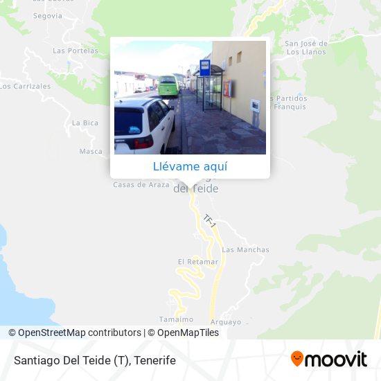 Mapa Santiago Del Teide