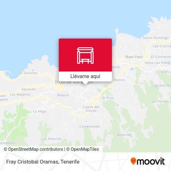 Mapa Fray Cristobal Oramas