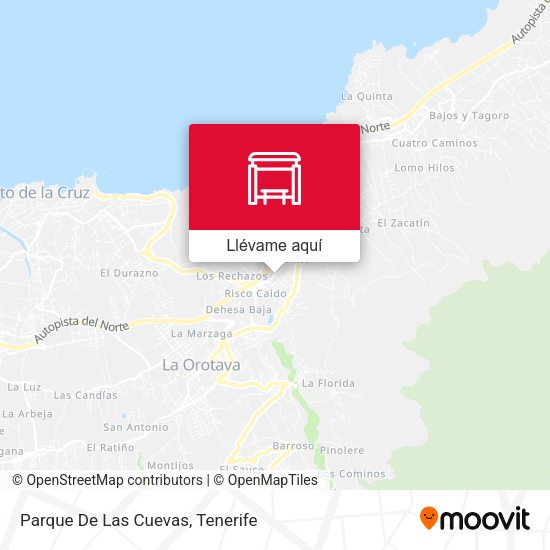 Mapa Parque De Las Cuevas