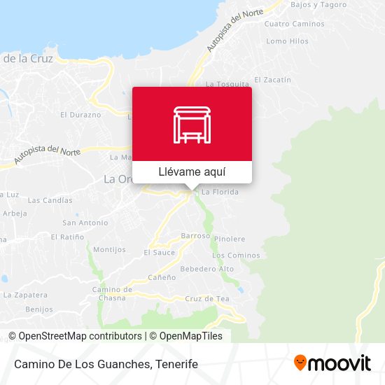 Mapa Camino De Los Guanches