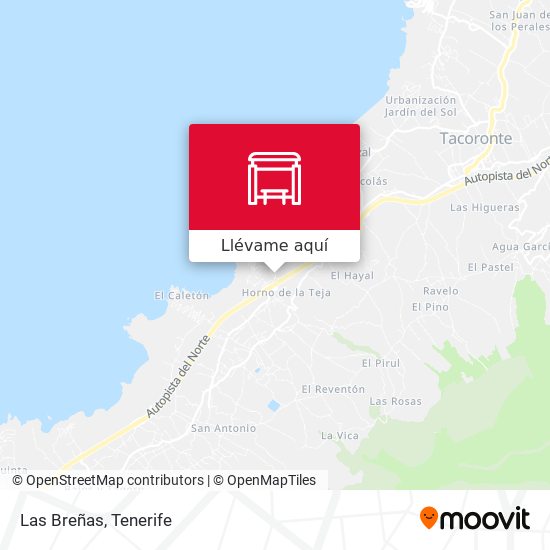 Mapa Las Breñas