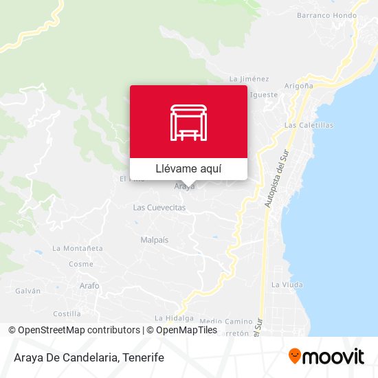 Mapa Araya De Candelaria